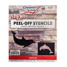 Porpoise Peel-Off Stencil Set