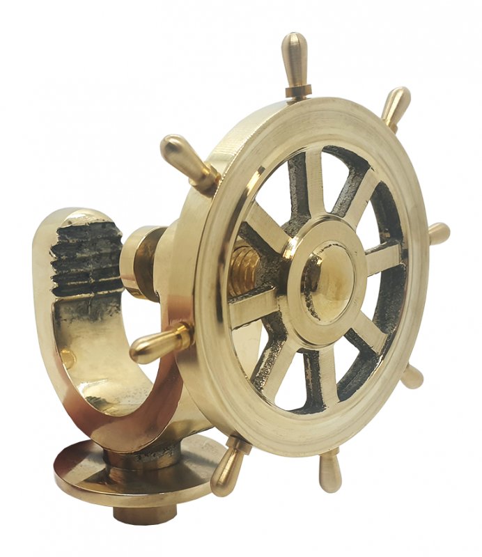 NC02 - Nut Cracker (Ships Wheel) - Brass