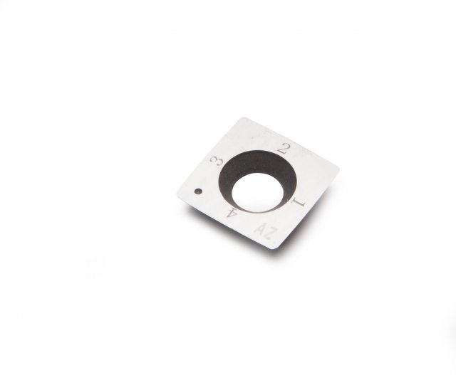 SQ15RA6 - Square Carbide Cutter with 6" radius corners 15 x 2.5mm