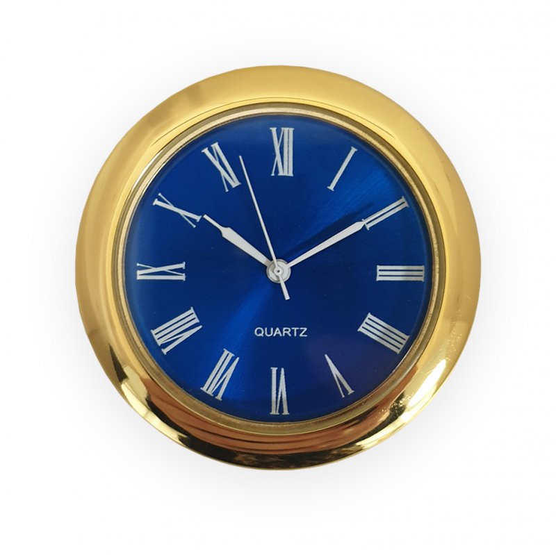 TPC50B Gold bezel blue face watch insert