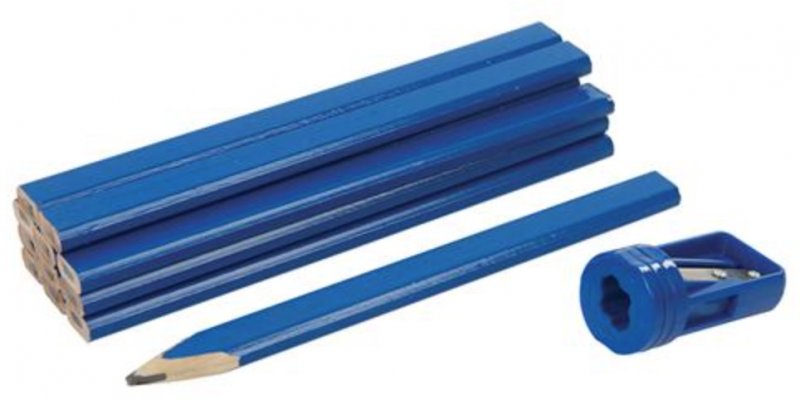 TR250227 - Carpenters Pencils and Sharpener Set