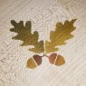 HSOLAS - Oak Leaves and Acorns Artists Stencils Example