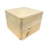 J60001 - Large Square Wooden Storage Box