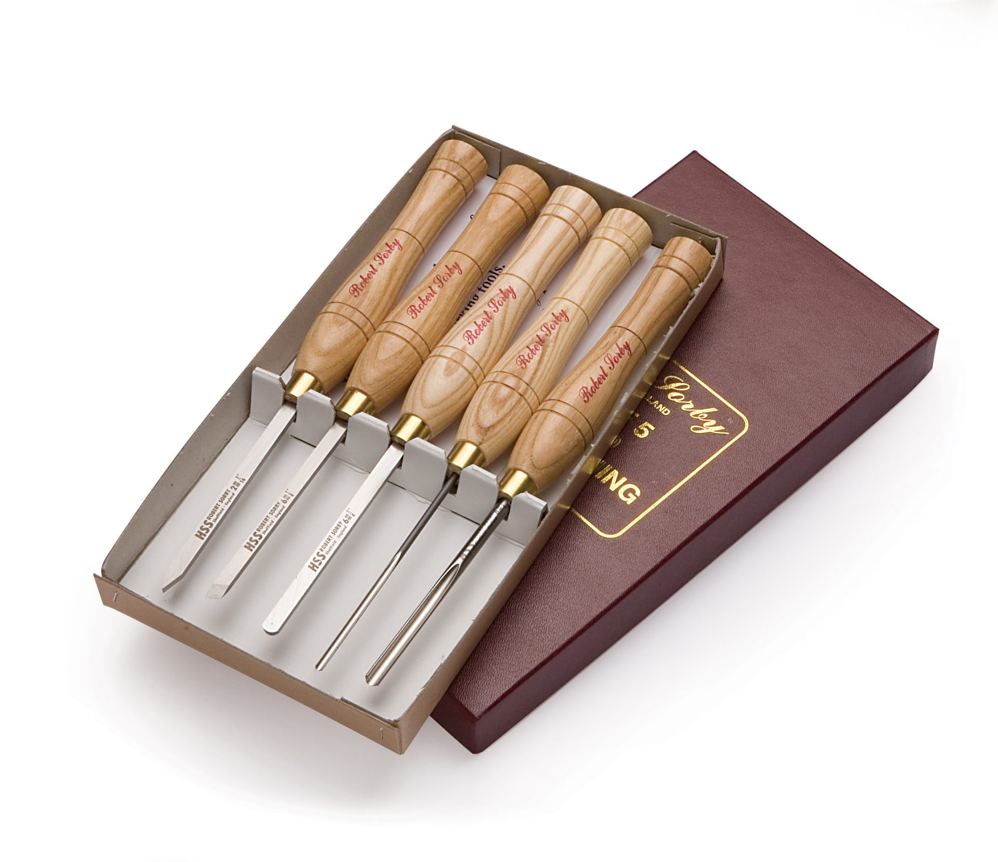 Robert Sorby Five Piece Micro Spindle Turning Set - Turners Retreat