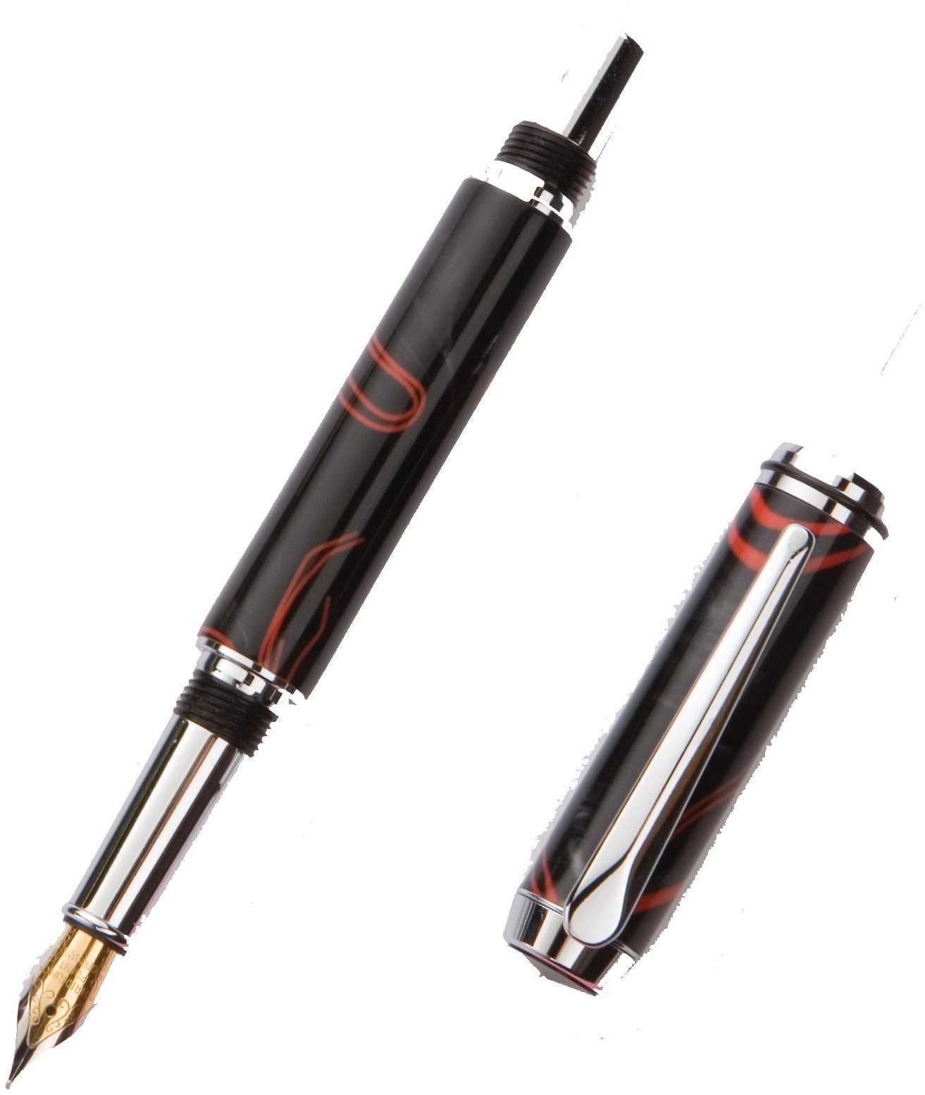 Chrome Baron Fountain Pen Kit Turners Retreat