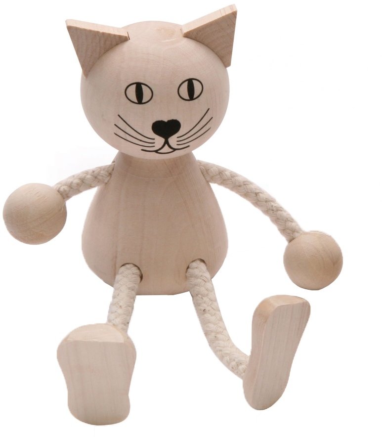 Novelty Wooden Cat Toy Turners Retreat