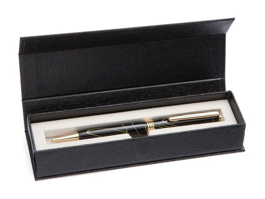 Black Embossed Card Pen Case Turners Retreat