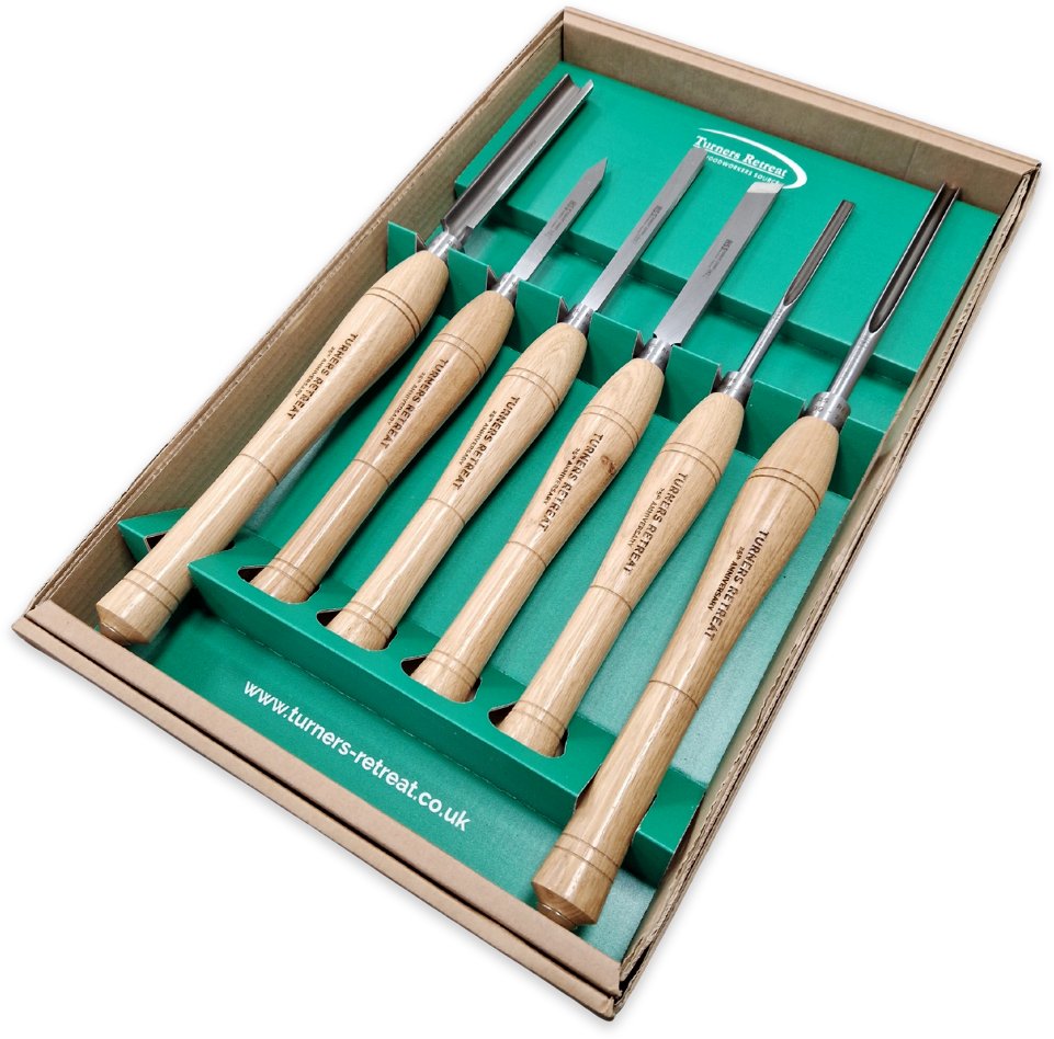 Limited Edition Turners Retreat Six Piece Woodturning Set Turners Retreat