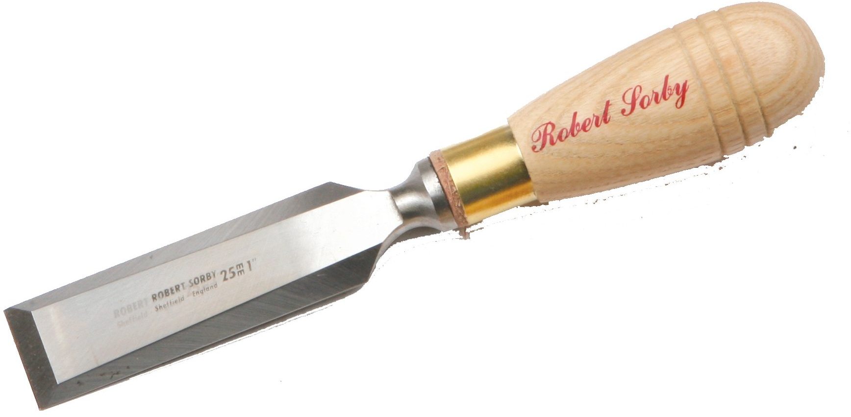 Robert Sorby Traditional Bolster & Ferrule Chisel Bevel Edge Butt