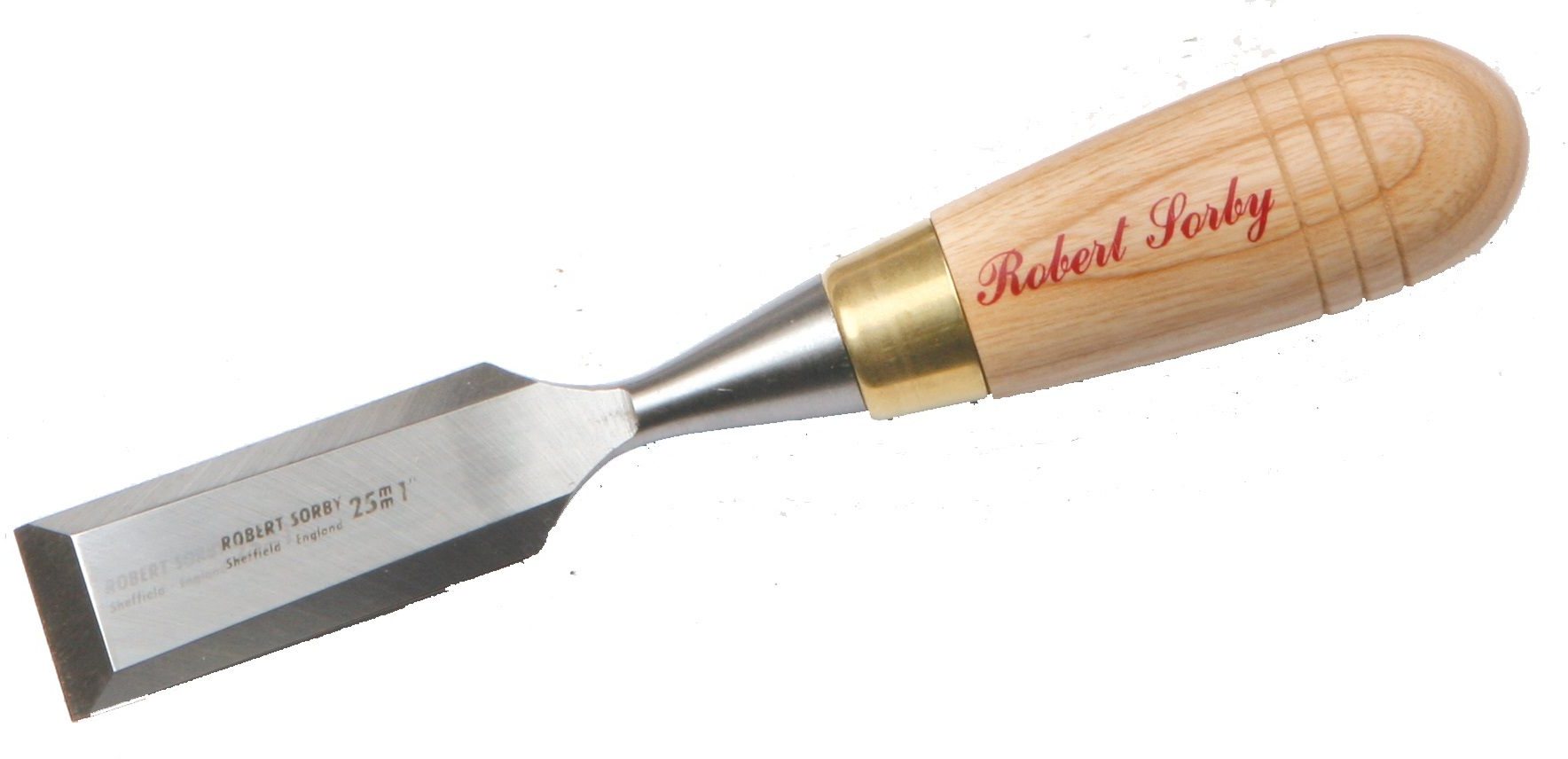 Robert Sorby Tapered Bolster and Ferrule Bevel Edge Butt Chisel Turners Retreat
