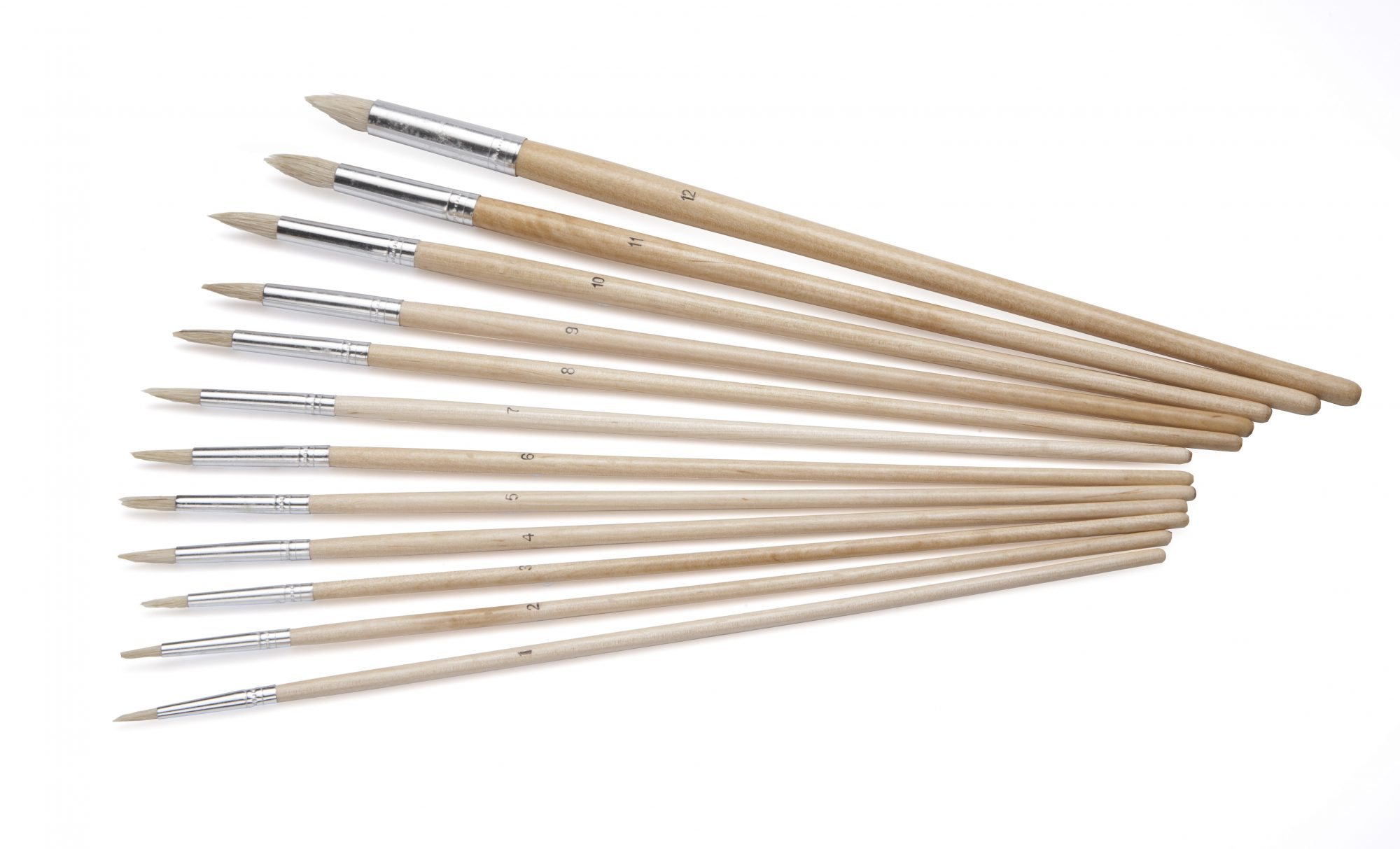Silverline Pointed Tip Brush Set Turners Retreat