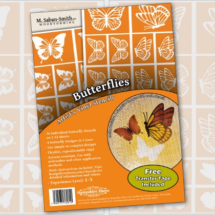 Butterflies Artist's Stencils