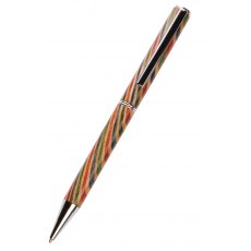 7mm Double Bead Chrome Twist Pen