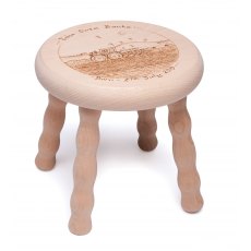 4 Legged Stool with Screw in Legs