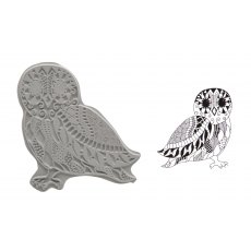 Zentangled Owl Stamp