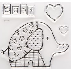Baby Patch Elephant Stamp Set