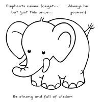 Elephants Never Forget Stamp Set