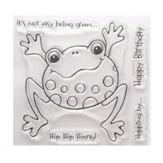 Hoppy Birthday Frog Stamp Set