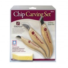 Three Piece Chip Carving Set