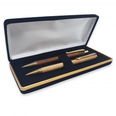 Black Velvet Double Pen Box