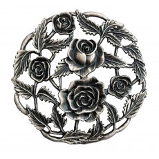 Pewter Lid - Roses