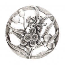 Pewter Lid - Rosehip