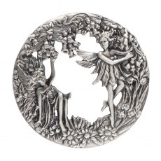 Pewter Lid - Fairies