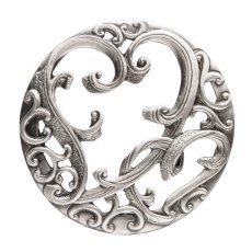 Pewter Lid - Ornate