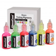 Neon Colours Resin Tinting Pigments (Pack of 6)
