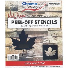 Sugar Maple Leaf Peel-Off Stencil Set