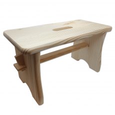 Children's Rectangular Wooden Stool