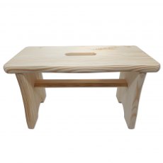 Children's Rectangular Wooden Stool