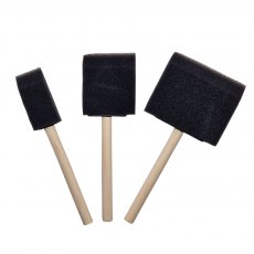 Foam Brushes (Pack of 3)