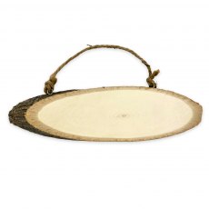 Natural Edge Hanging Oval Wood Slice