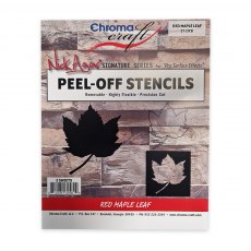 Chestnut Oak Leaf Peel-Off Stencil Set