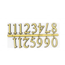 Full Arabic Numerals - Gold