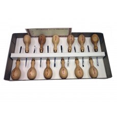 12 Piece Micro Woodcarving Tool Set (Standard Display Box)