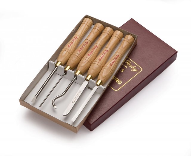 A47HS - Spindle and Detail Tool Set - Micro Turning - Set of 5