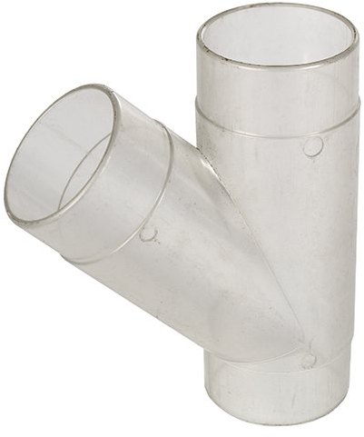 CVA25050104 - 2 1/2" - Y Fitting - Clear