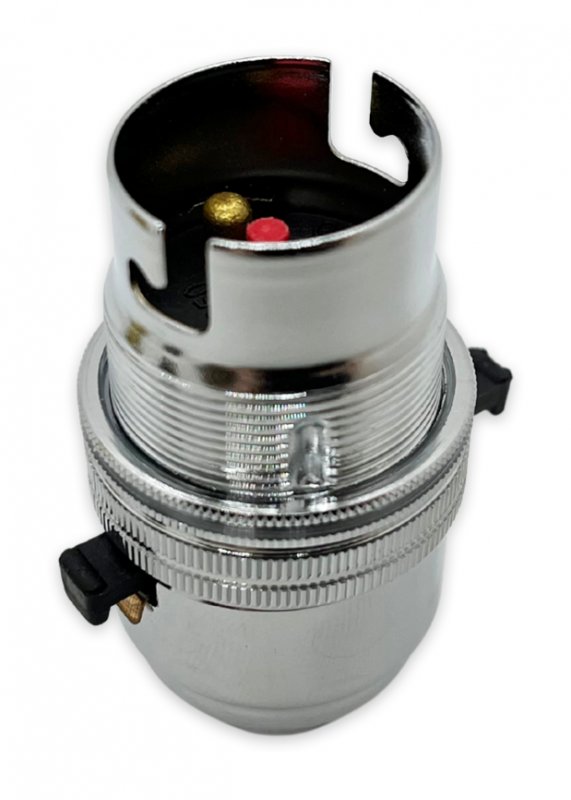 E3413EC - Lamp Holder - Chrome - 13mm