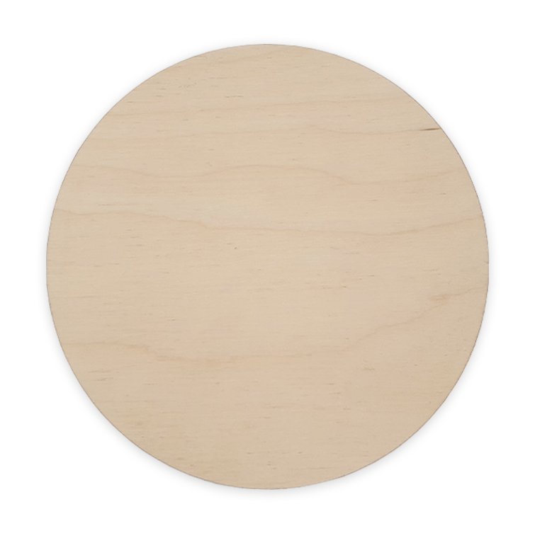 J10108 - Round Wooden Blank - 10cm