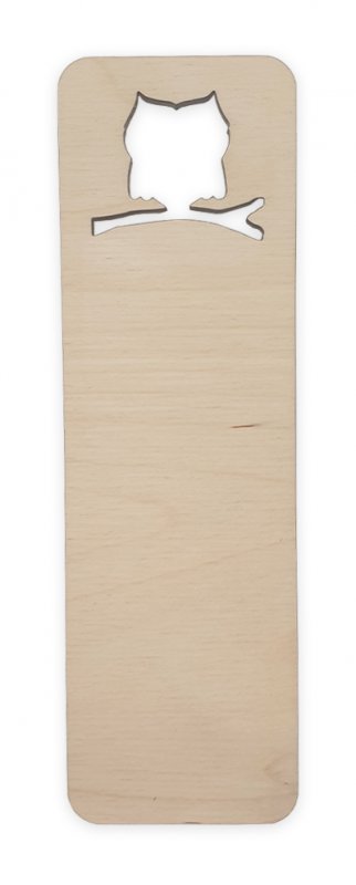 J10131 - Wooden Bookmark - Owl