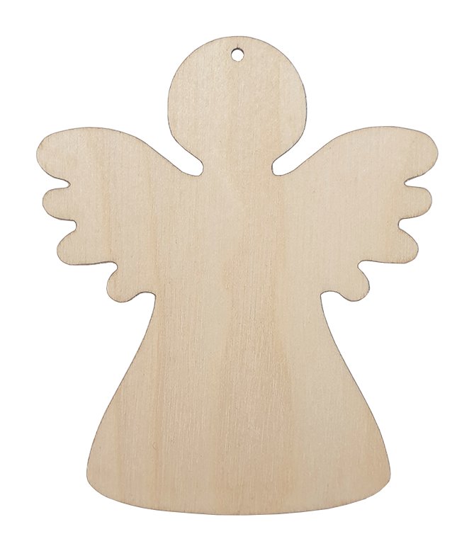 J10136 Wooden Blank - Angel