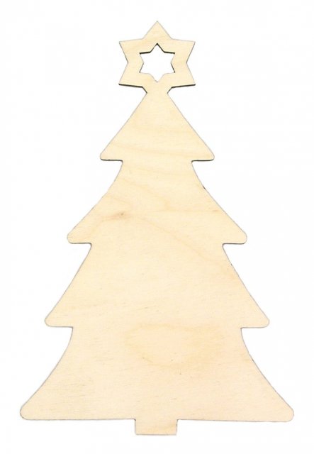 J10174 - Blank - Christmas Tree - 10cm