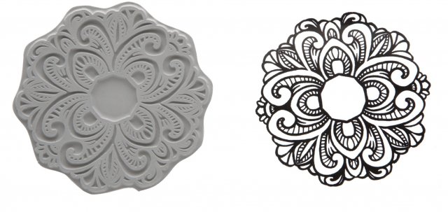 J80011 - Pre Cut Stamp - Celtic Feather