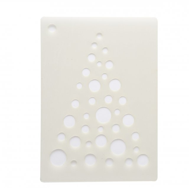 J80028 - Mini Stencil - Bauble Tree