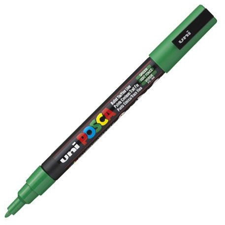 PC-3MBK - Posca Pc-3M - Fine Bullet Marker - Green