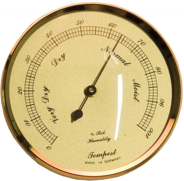 Hygrometer - Gold