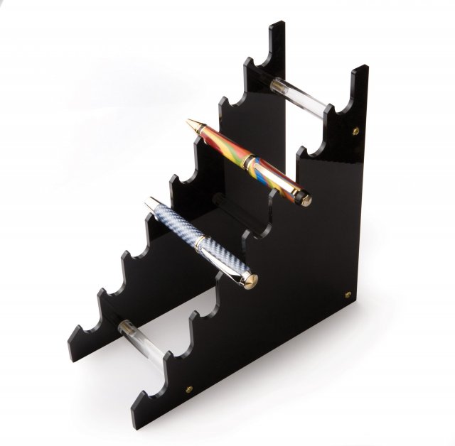 PKS8B - Acrylic 8 Pen Stand - Black