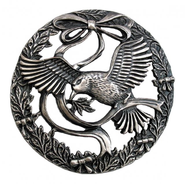 PL11 - Pewter Lid - Bird & Bow